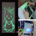 Tablero de dibujo luminoso mágico con tablero de bloc de dibujo